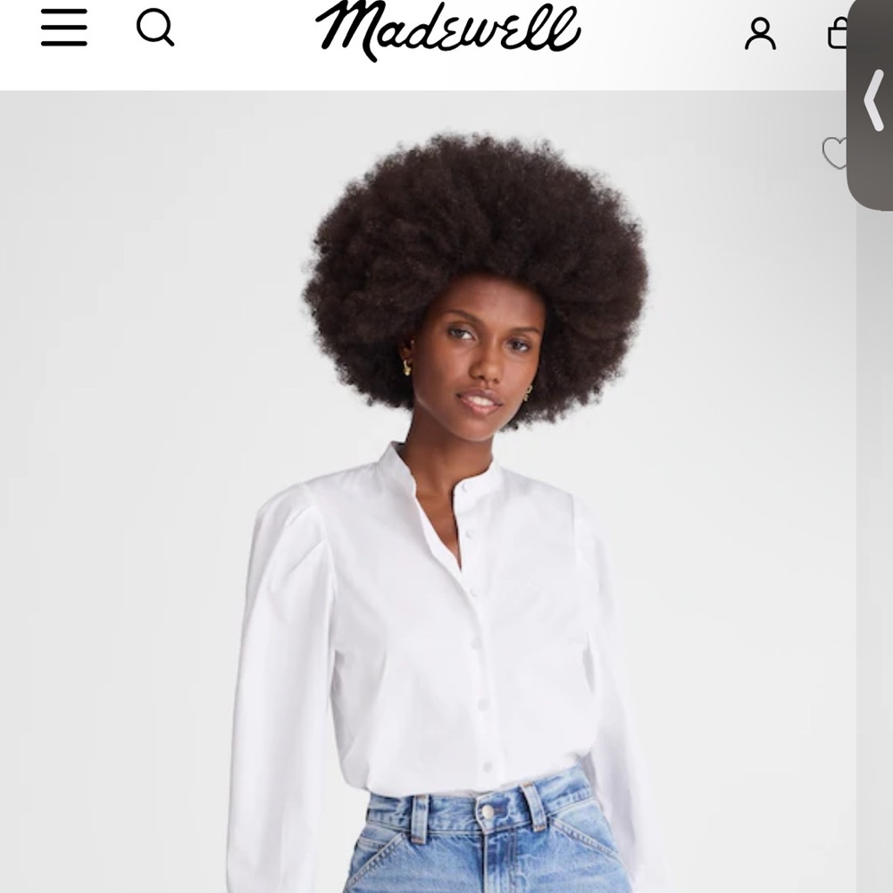 White Button-Up Blouse